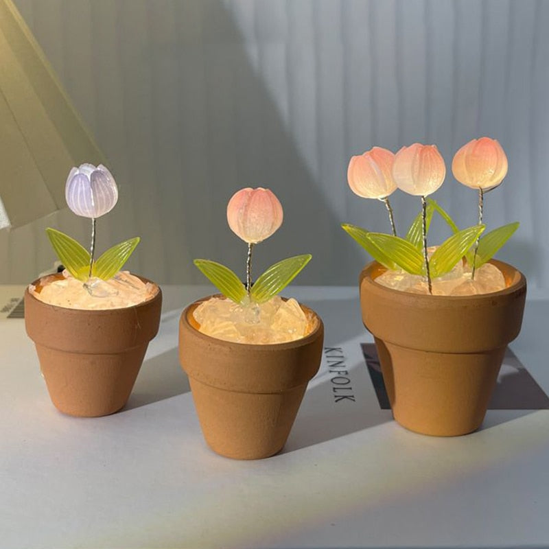 DIY Mini Tulip Lamp