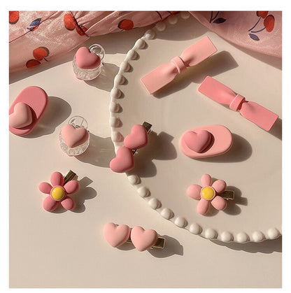 Cute Candy Pink Hairpins