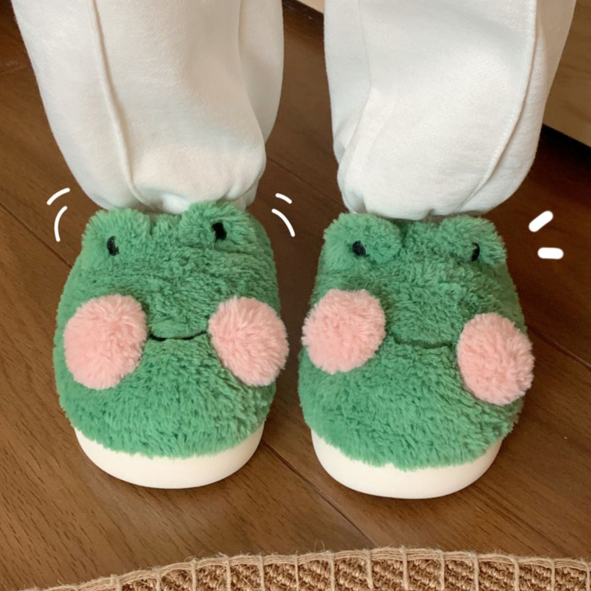 Cute Frog Slippers