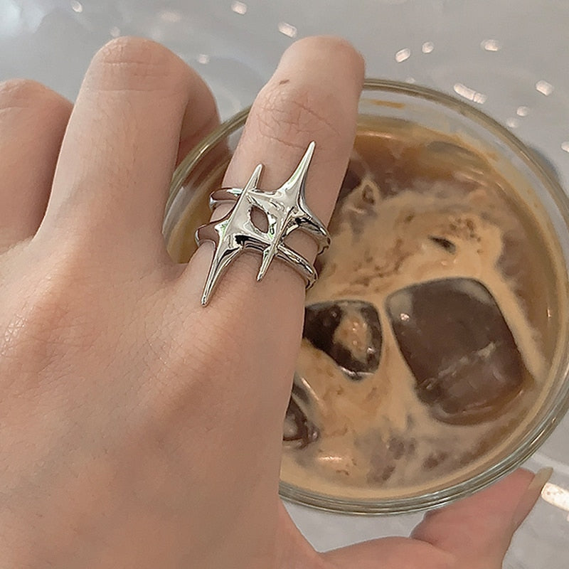 Cross Stars Rings