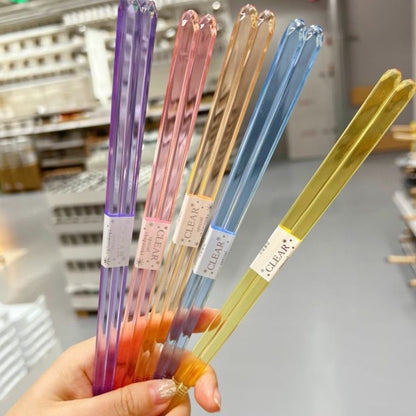 Candy Color Transparent Chopsticks