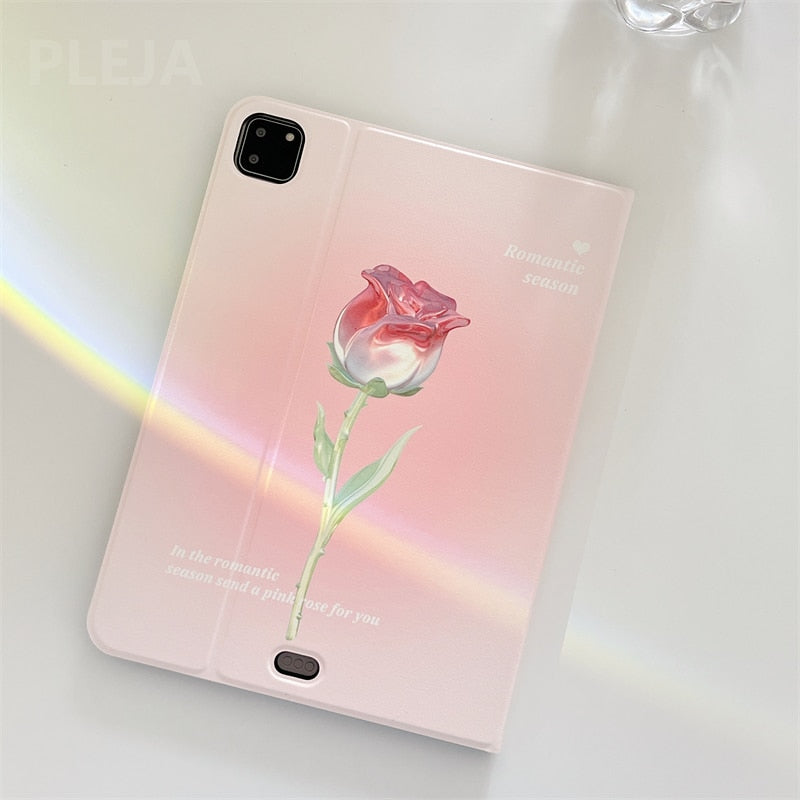 Gradient Flower For iPad Case