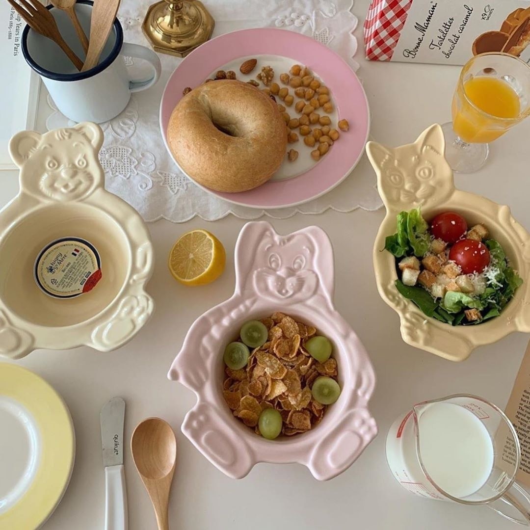 Bear Bowl and Plate Set