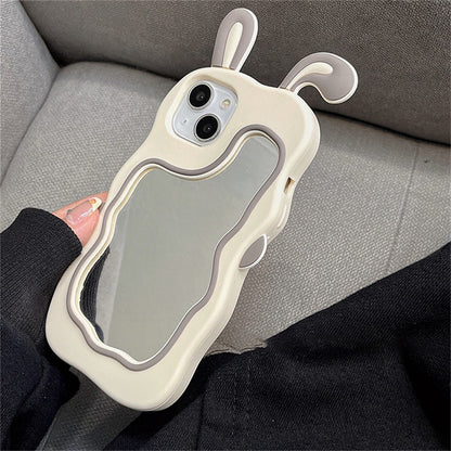 Mirror Bunny Ears Phone Case