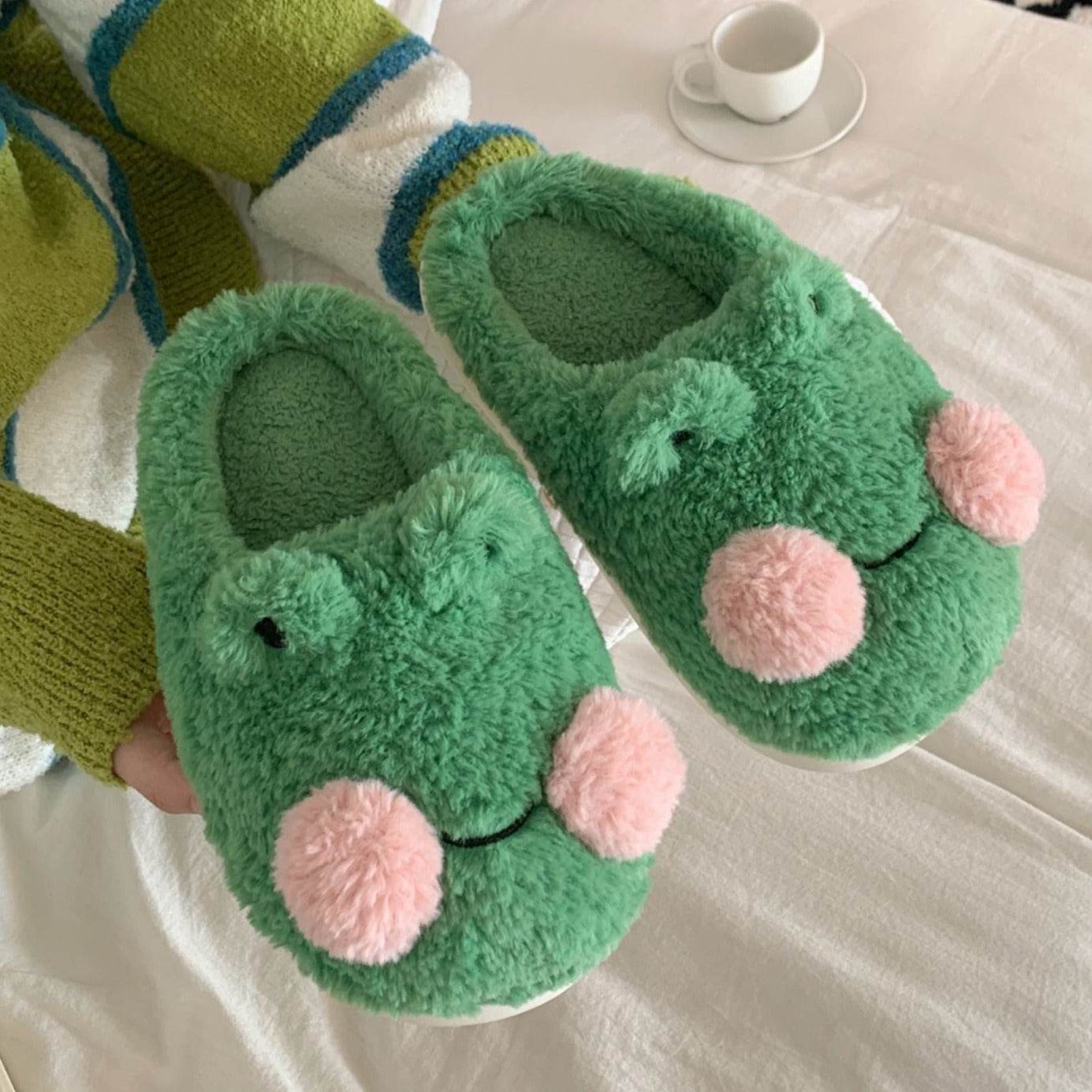 Cute Frog Slippers