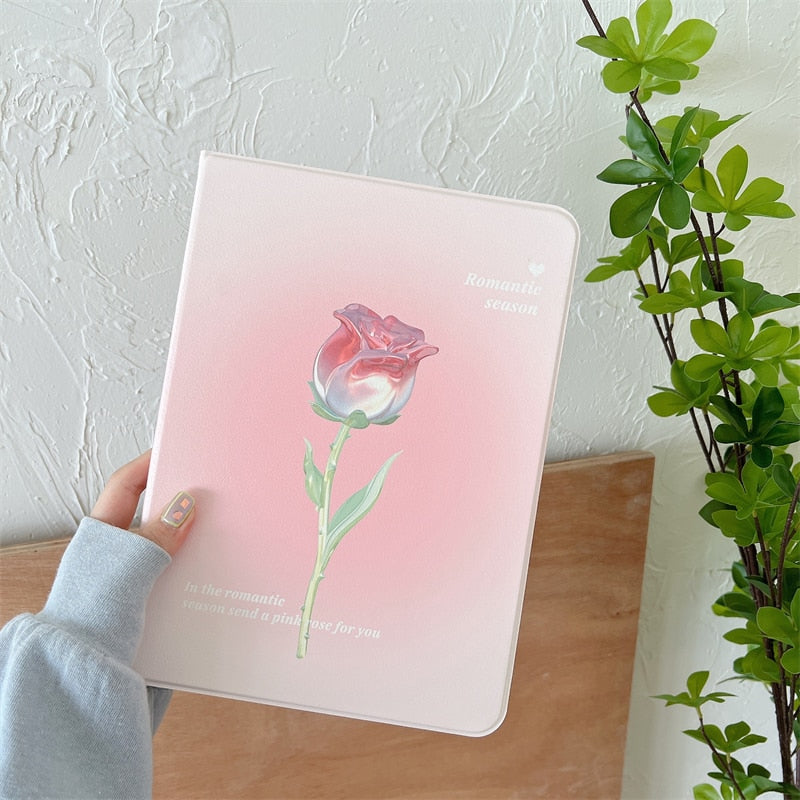 Gradient Flower For iPad Case