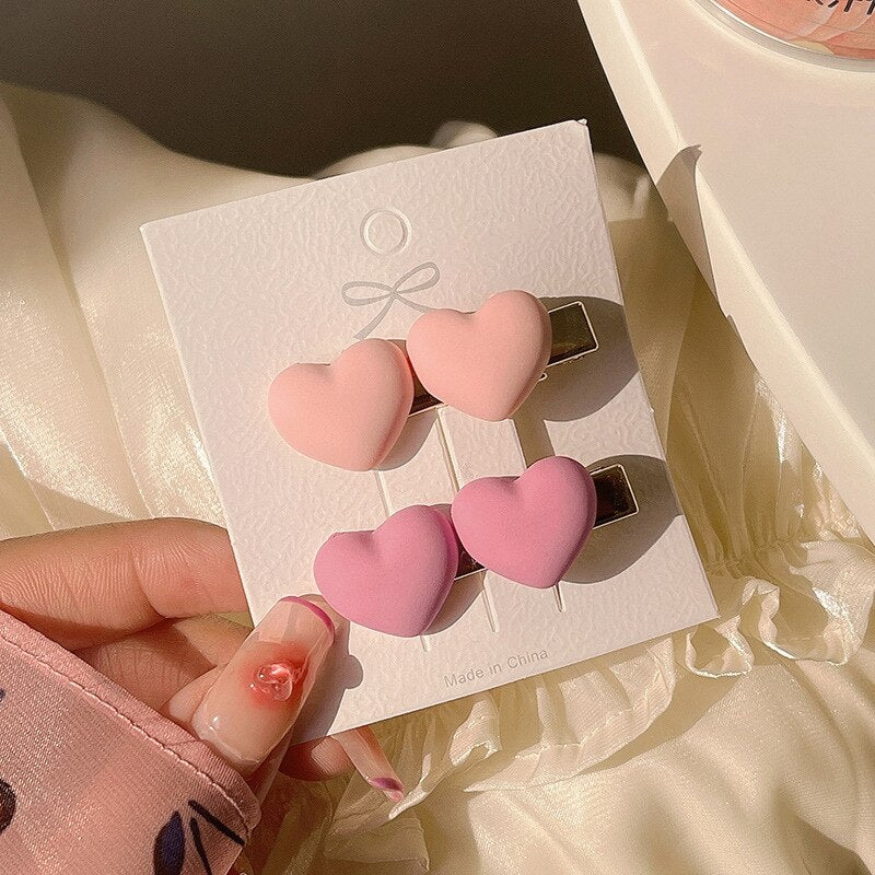 Cute Candy Pink Hairpins