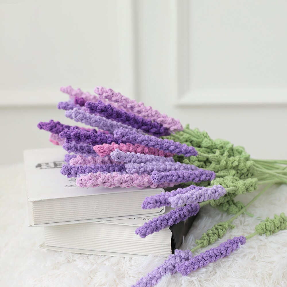 Crochet Lavender Bouquet