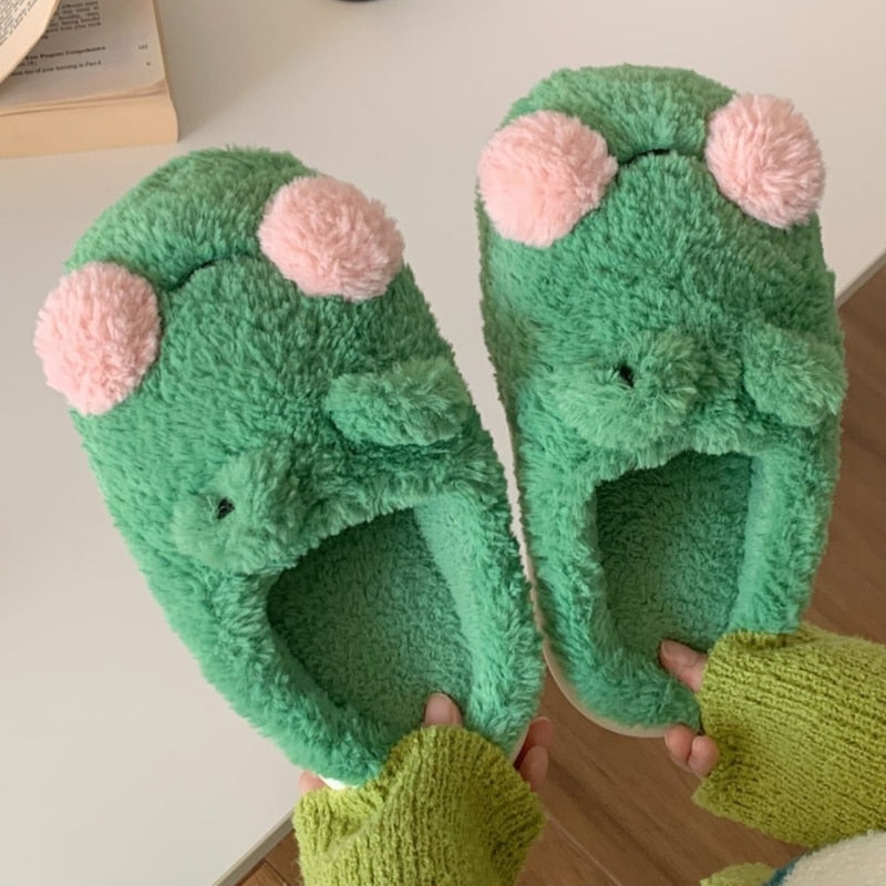 Cute Frog Slippers