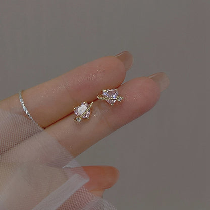 Dainty Crystal Stud Earrings