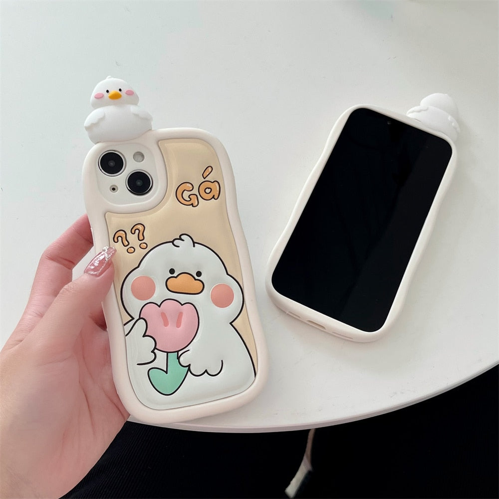 Kawaii Duck Phone Case