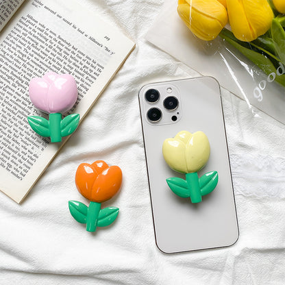 Tulip and Daisy Pop-Socket