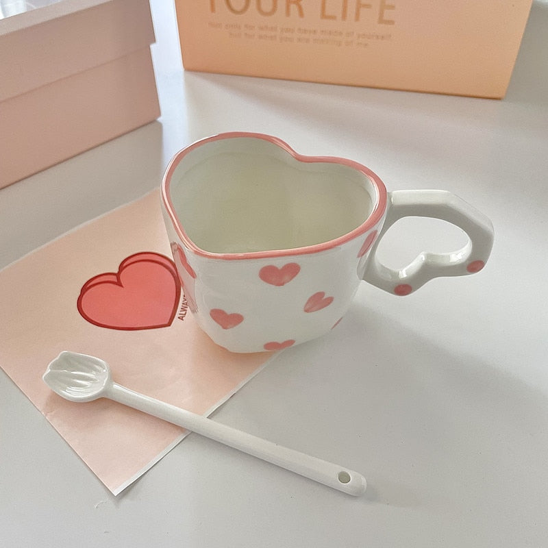 Ceramic Heart Mug