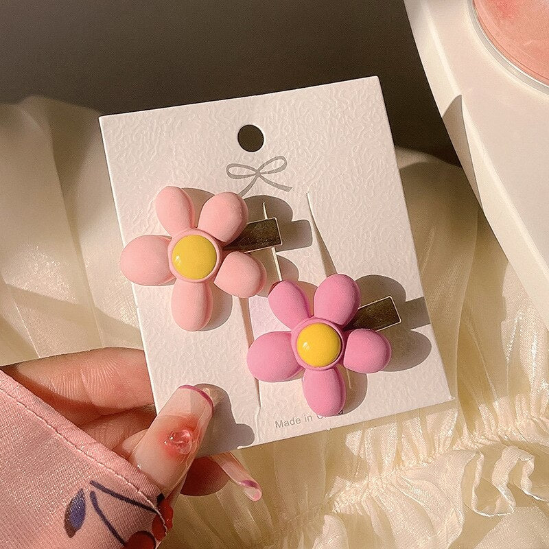 Cute Candy Pink Hairpins