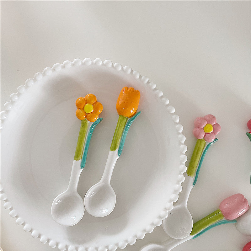 Flower Garden Stirring Spoon