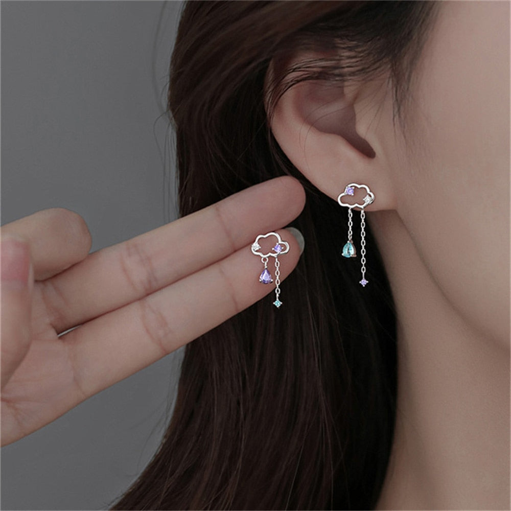 Cloud Rain Earrings