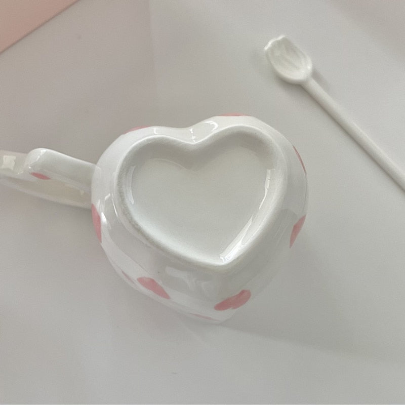 Ceramic Heart Mug