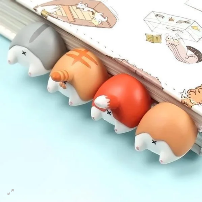 Animal Butt Bookmarks