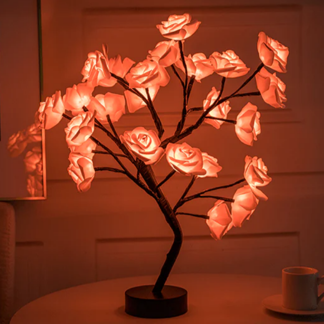 Rose Flower Tree Lamp