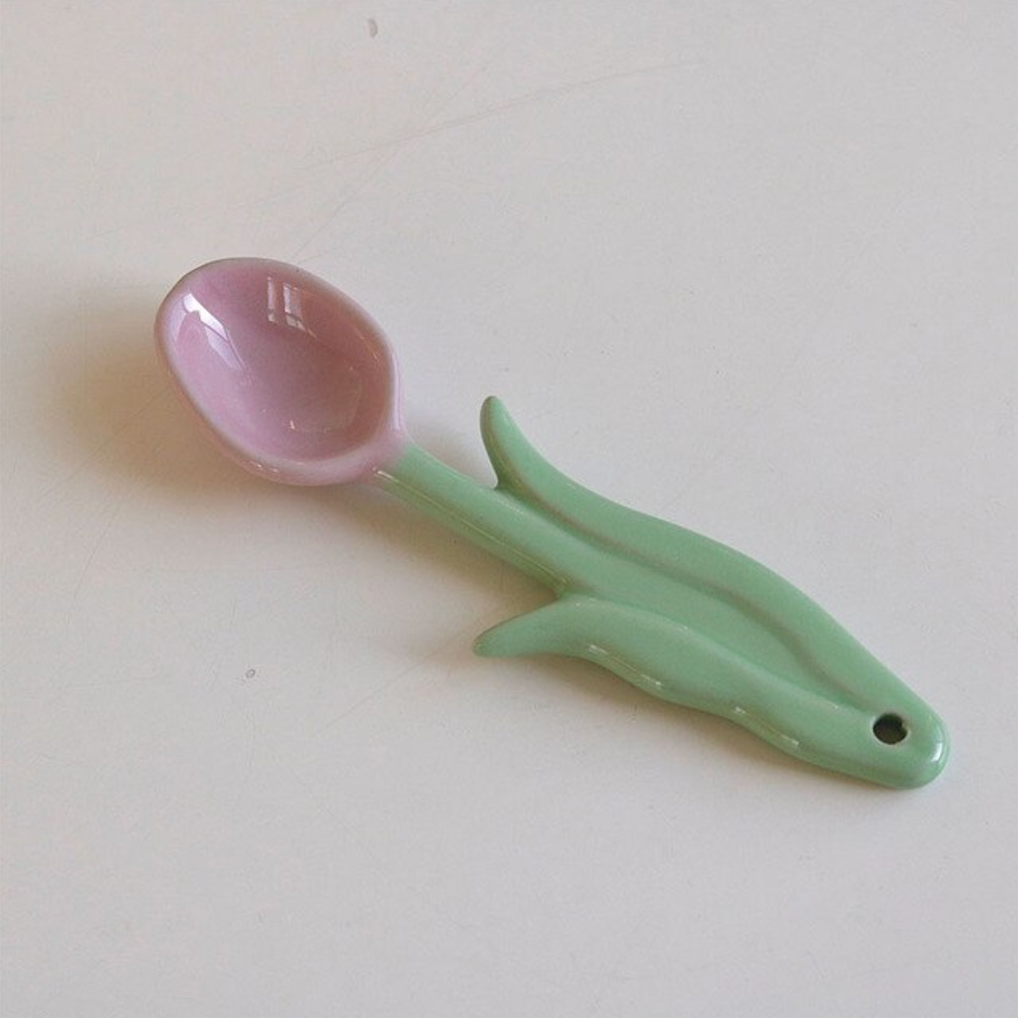 Tulip Ceramic Spoon