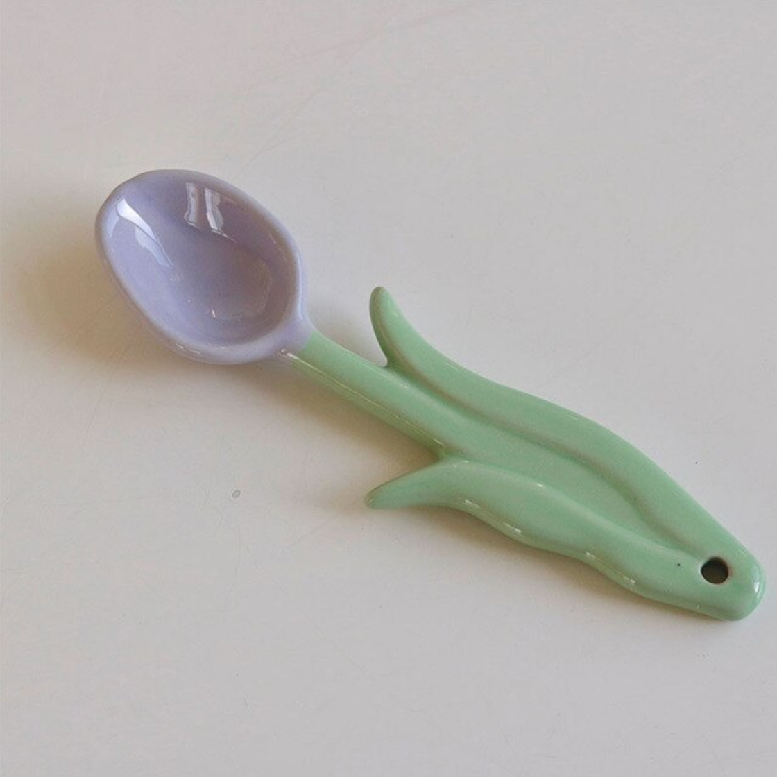 Tulip Ceramic Spoon