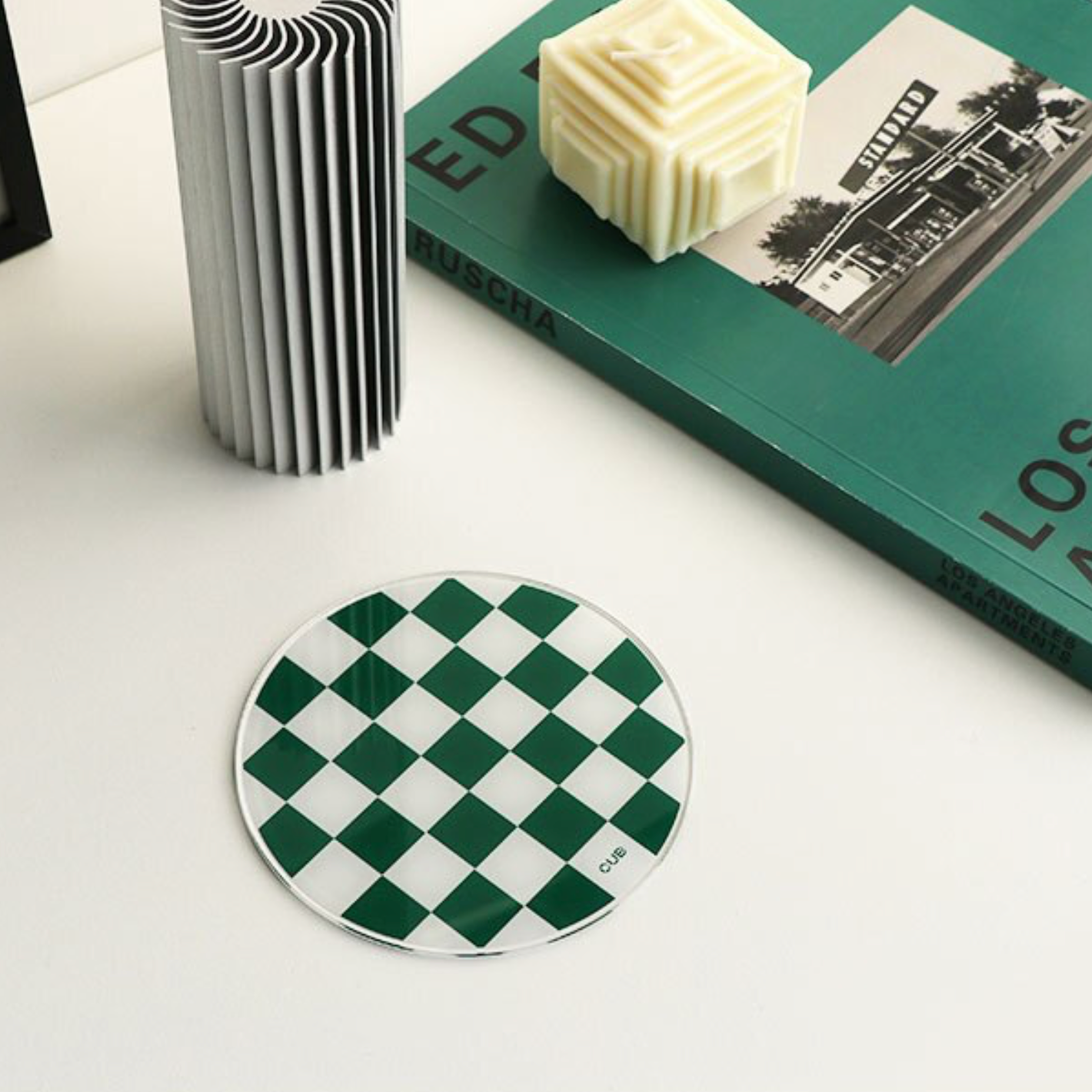 Checkered Acrylic Coaster