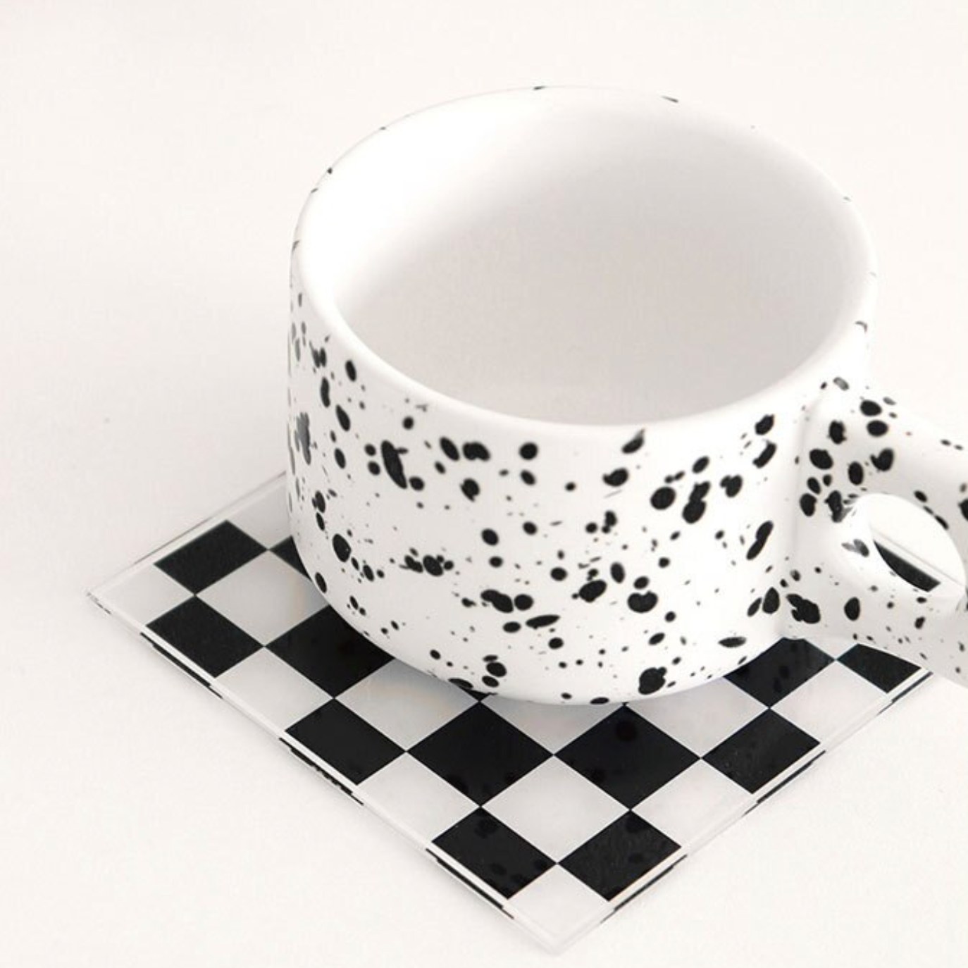 Checkered Acrylic Coaster
