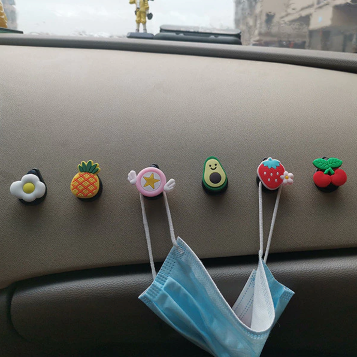 Mini Kawaii Car Hooks