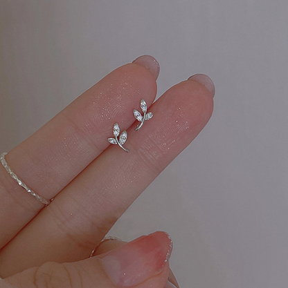 Dainty Crystal Stud Earrings