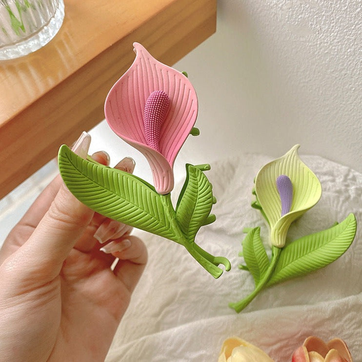 Calla Lily Hair Claw