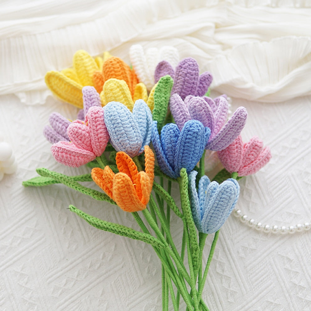 Tulip Crochet Bouquet