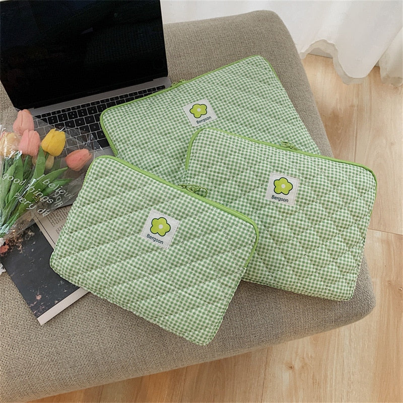 Flower Pattern Cute Laptop/iPad Sleeve Case Bag