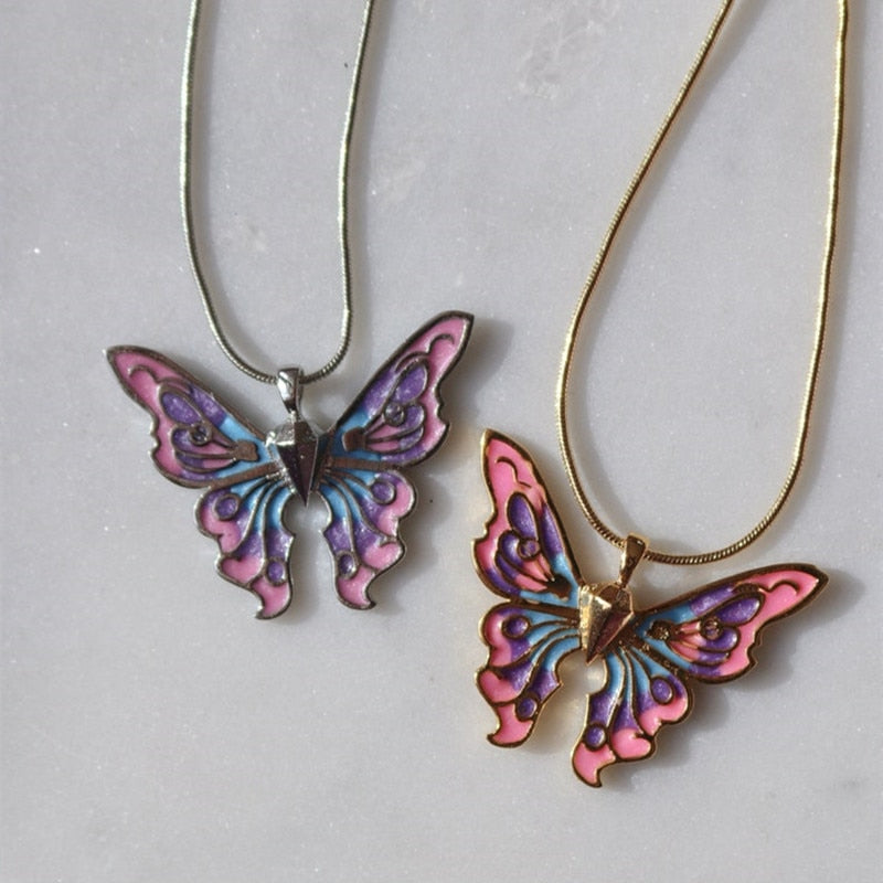 Butterfly Inspired Necklaces