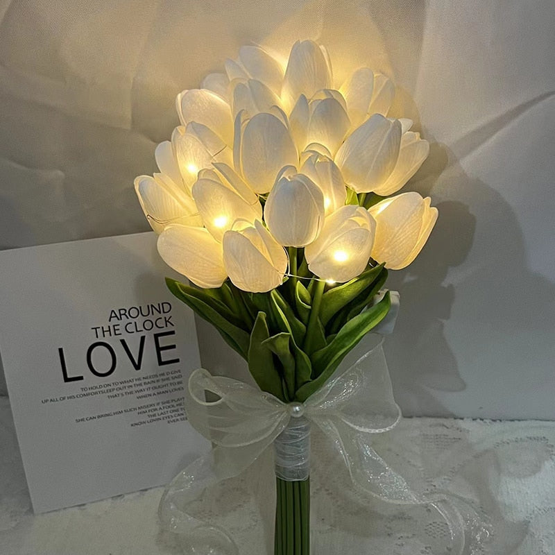 LED Tulips Flower Bouquet Lamp