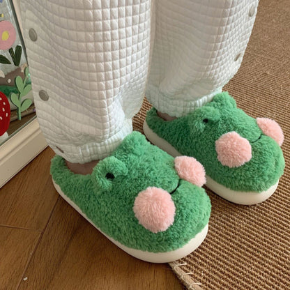 Cute Frog Slippers