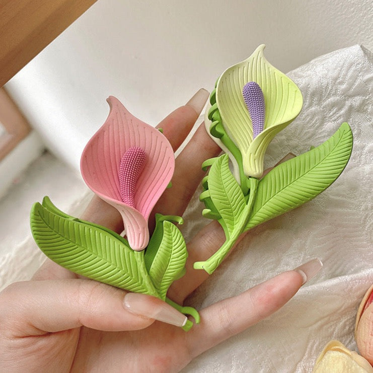 Calla Lily Hair Claw