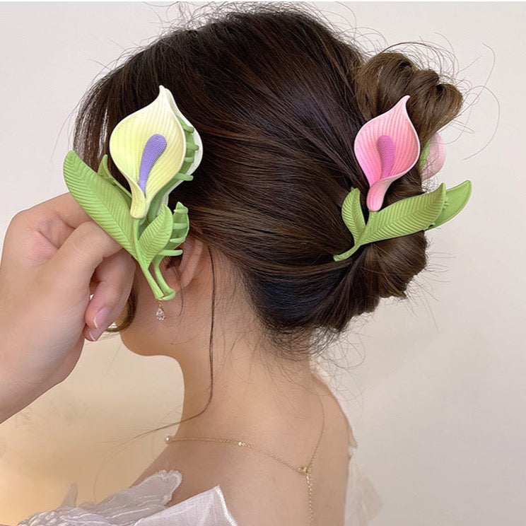 Calla Lily Hair Claw