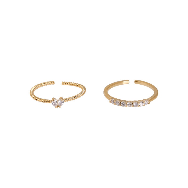 Dainty Crystal Rings