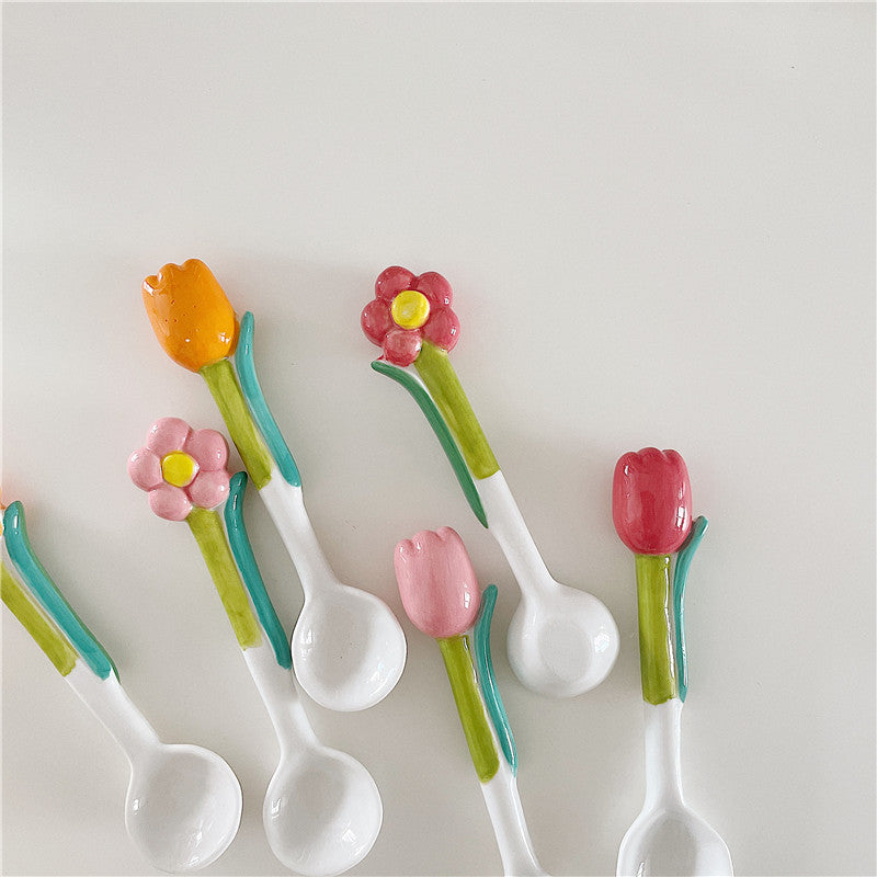 Flower Garden Stirring Spoon