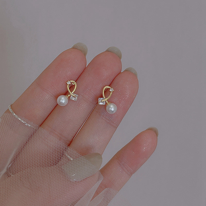 Dainty Crystal Stud Earrings