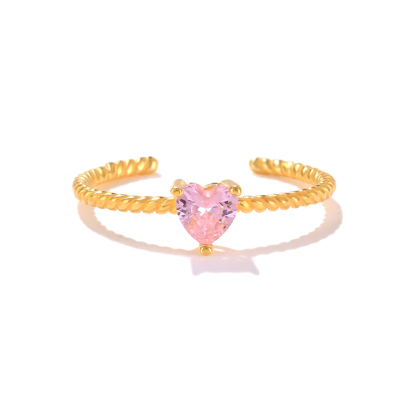 Heart to Heart Ring Set