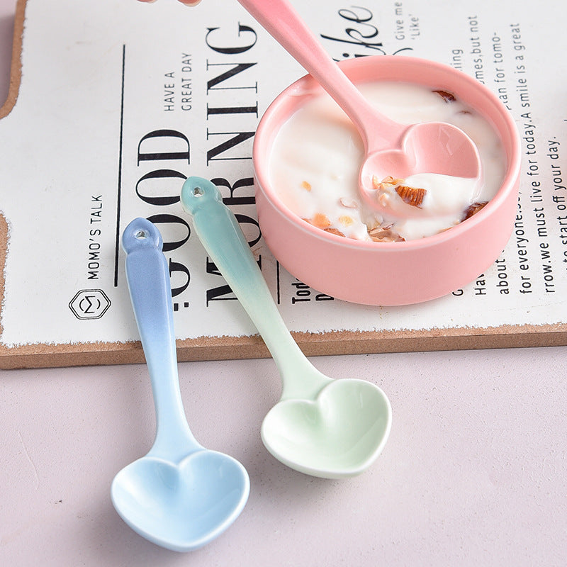 Gradient Ceramic Spoons