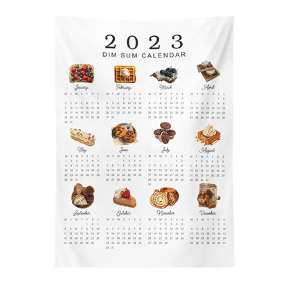 Cloth Tapestry Wall Calendar