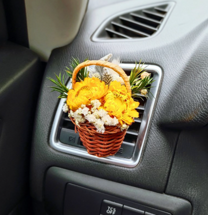 Flower Basket Car Fragrance Diffuser