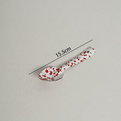 Enamel Splatter Cutlery