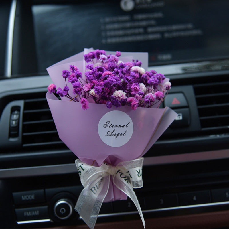 Mini Dried Flower Bouquet Car Fragrance Diffuser