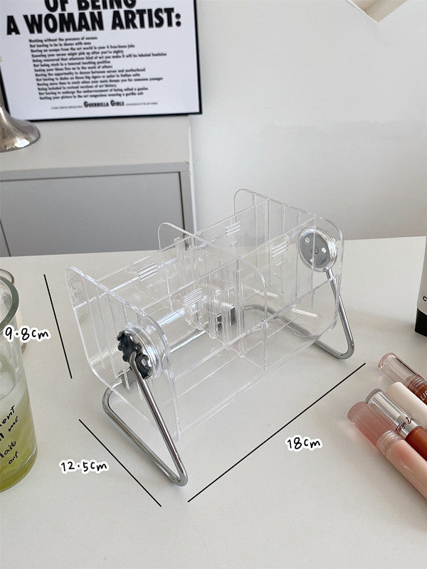 Transparent Pen Holder Storage Box