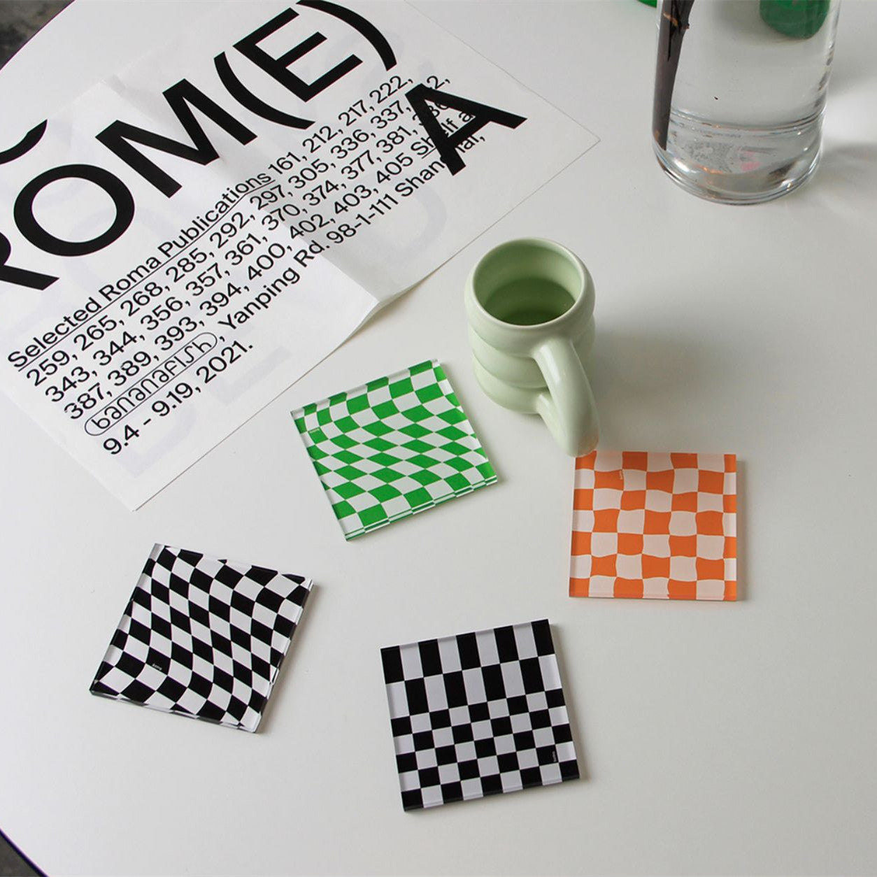 Checkerboard Cup Coaster