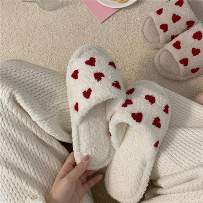 Hearts on Hearts Slippers