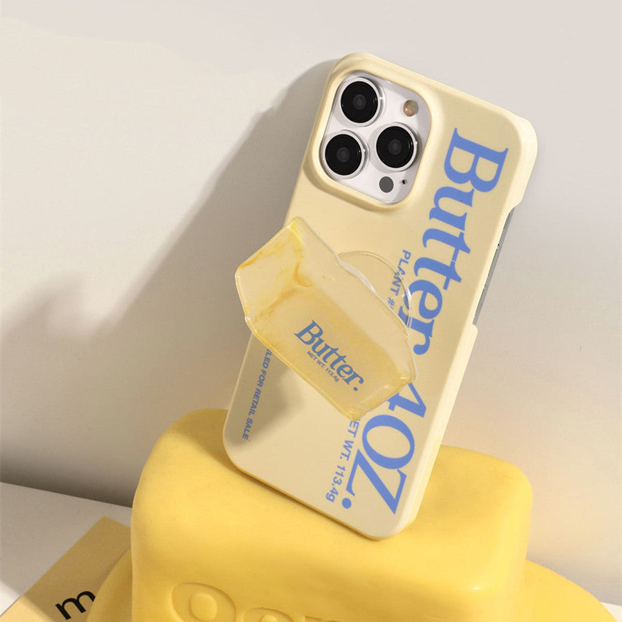 Butter Phone Case with Pop-Socket